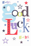The radiant encouragement of this good luck card feels unmistakably Chesham-bold, playful letters dance across a pristine white field, woven in a tapestry of pastel blues, lively reds, mossy greens, and sumptuous purples. Each letter is a painter's touch, thoughtfully blended like a custom arrangement ready for delivery to a friend near Lowndes Park or Amersham Road. Scattered stars in navy, lemony lime, and lavender stretch across the card, echoing dreams and aspirations drifting into the clear Buckinghamshire sky. There's a promise in the smooth, premium cardstock-cool beneath your fingertips, it delivers the same rush of optimism as fresh flowers placed gently on a loved one's doorstep. Whether meant for a neighbor starting a new job or a student embarking on exams at the local college, the card glows with heartfelt hope and the quiet magic of someone truly believing in your success, as sincere and spirited as any Chesham florist's best bouquet.